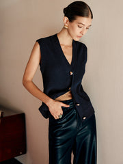 Ribanalı Kazak Yeleği