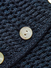 Asimetrik Göğüs Detaylı Triko Üst