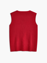 Kravat Yakalı Örgü Süveter