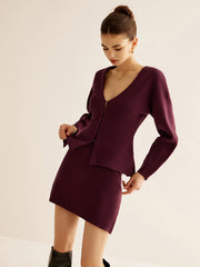 V-yaka Çok Amaçlı Dar Kesim Hırka