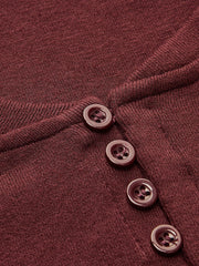 Düğmeli Uzun Kollu Üst