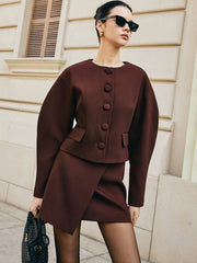 Nostaljik Puf Kollu Kısa Ceket