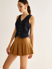 Arka Kemerli Kot Yelek