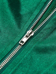 Nostaljik Saten Korse Kalp Yaka