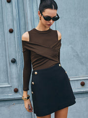 Çapraz Dikişli Çok Amaçlı Tişört