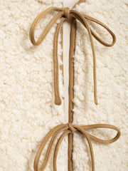 Dantel Detaylı Polar Yelek