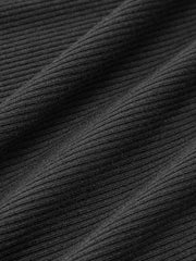 Asimetrik Askılı Akışkan Triko Elbise