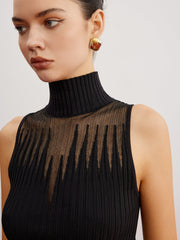 Kısa Şeffaf Panelli Yelek