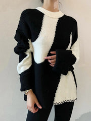 Zebra Desenli Bol Kesim Kazak