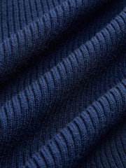 Renkli Blok Desenli Düğmeli Hırka