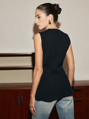 Dar Kesim Örgü Yelek