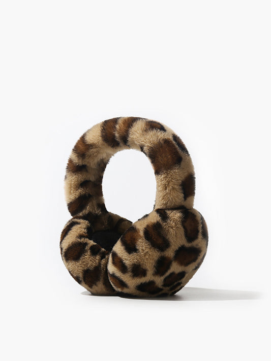 Leopar Tüylü Kulaklıklar
