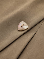 Arka Fermuarlı Plise Etek