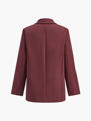 Temel Şeritli Düğmeli Ceket