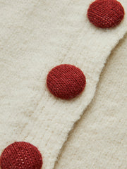 Yüksek Yaka Düğmeli Hırka