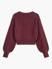 Fiyonk Bağlamalı Örgü Hırka