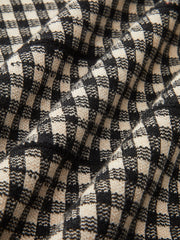 Kemerli Ekose Panel Elbise