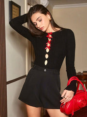 Kemer Detaylı Kesik Kazak