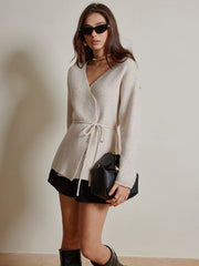 Kemerli Örgü Hırka