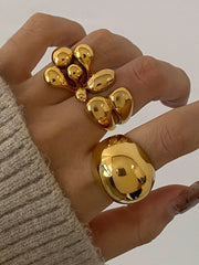 Asimetrik Kalın Açık Yüzük