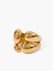 Asimetrik Kalın Açık Yüzük