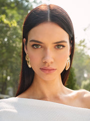 Asimetrik Kalın Küpeler