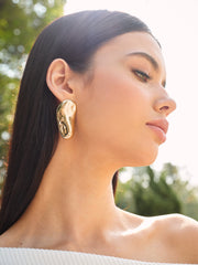 Asimetrik Kalın Küpeler