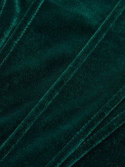 Kadife Şeritli Korse