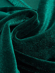 Kadife Şeritli Korse