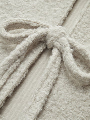 Fiyonk Detaylı Yuvarlak Yaka Ön Yelek