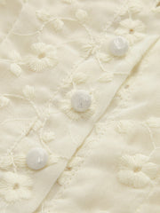 Dantel Detaylı Fırfırlı Çiçekli Bluz