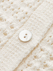 Dantel Kenarlı Kroşe Hırka