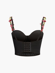 Çiçekli Nakışlı Korse