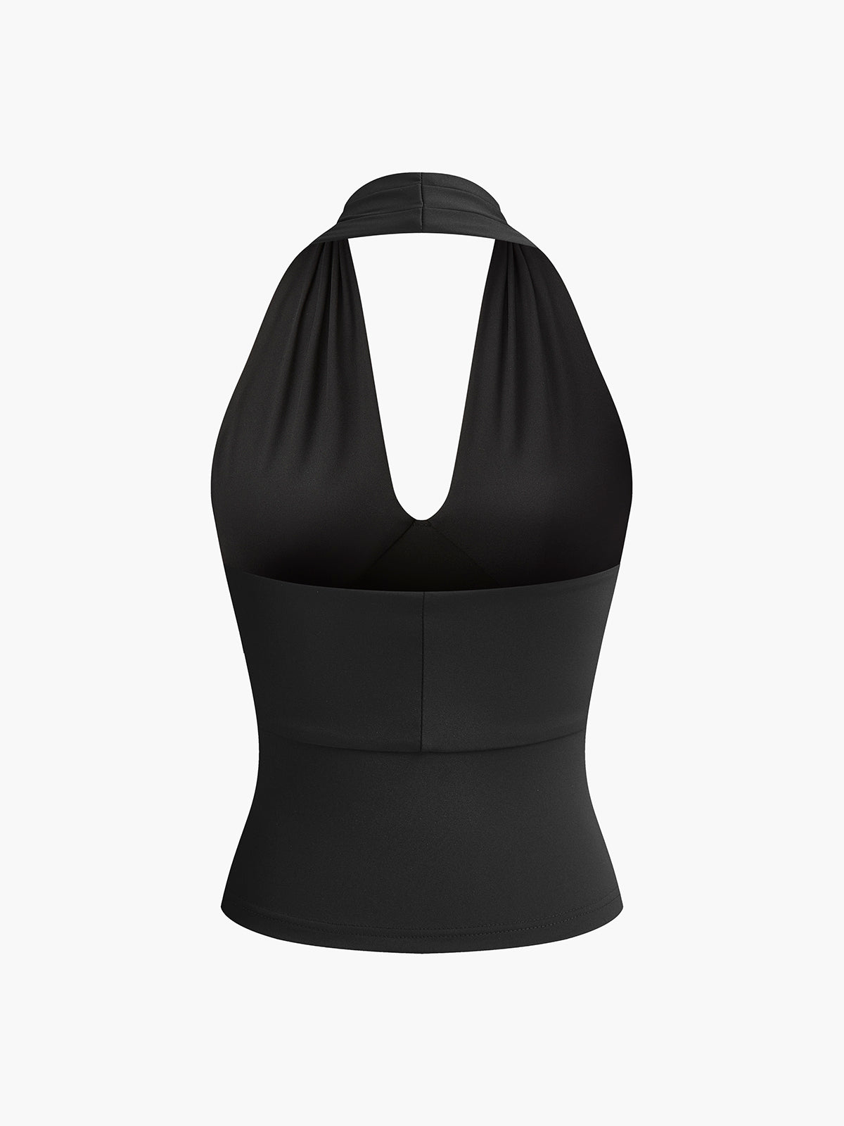 V Yaka Askılı Açık Sırtlı Tank Top