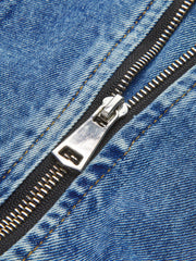 Puf Kollu Kot Ceket Dar Kesim