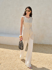 Kolsuz Düğmeli Yelek