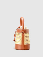 Rattan Kova Çantası