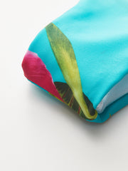 Çiçekli Boncuklu Bikini Takımı