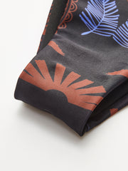 Bohem Baskılı Bağcıklı Bikini