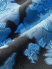 Asimetrik Çiçekli Elbise Askısız