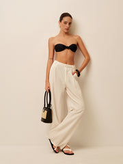 Düğüm Detaylı Bantlı Bikini Takımı