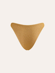 Altın Metalik Detaylı Bikini Altı
