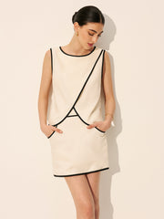 Çapraz Fermuarlı Etek Takımı