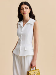 Cep Detaylı Butonlu Pantolon Takımı