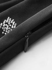 Tek Omuz Süslemeli Üst