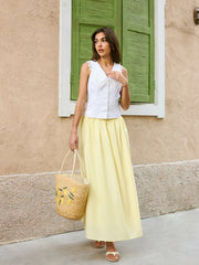 Dantel Nakışlı Şeffaf V Yaka Üst