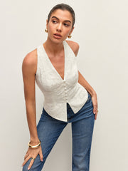Dantel Detaylı Halter Üst
