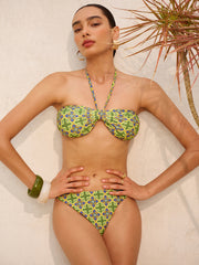 Nostaljik Baskılı Bikini Altı