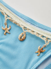 Kabuk Detaylı Bikini Takımı