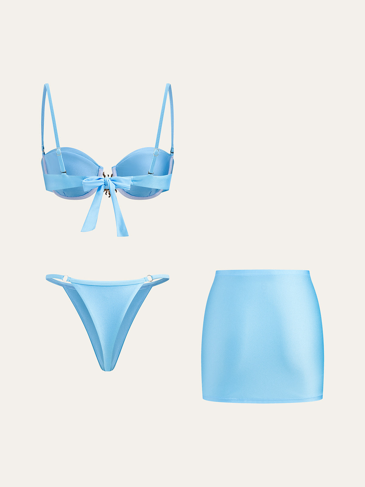 Sunshine Charm Bikini Takımı Ve Etek Örtüsü